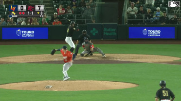 Bryce Eldridge singles on a ground ball to right fielder Colby Thomas. Drew Gilbert scores. Jesus Rodriguez to 2nd.