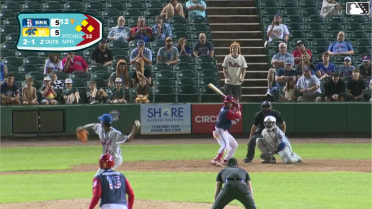 Trent Farquhar singles on a fly ball to left fielder Kevin Villavicencio. Wuilfredo Antunez scores. Brandon Lewis to 3rd. Devin Saltiban to 2nd.