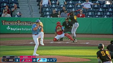 Murf Gray grounds out, third baseman Juan Villavicencio to first baseman Jaeden Calderon. Dylan Palmer scores.