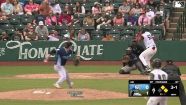 Victor Rodrigues grounds into a double play, third baseman Cristian Santana to first baseman Clayton Campbell. Jose Meza out at 3rd. Victor Rodrigues out at 1st.