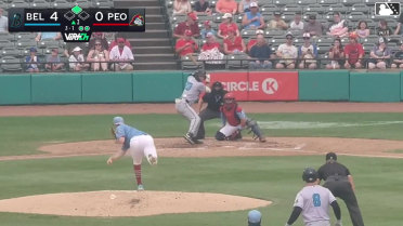 Brian Sanchez homers (1) on a fly ball to right field. Cody Schrier scores.