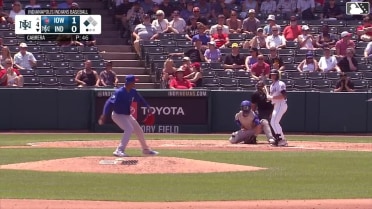 Billy Cook reaches on a fielder's choice, fielded by pitcher Edward Cabrera. Mitch Jebb scores. Throwing error by pitcher Edward Cabrera.