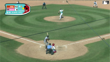 Braylin Tavera homers (12) on a line drive to right center field. Colin Tuft scores.