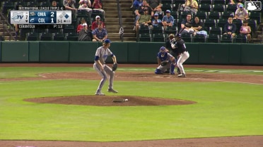 Kody Huff homers (9) on a fly ball to left center field. Angel Genao scores.