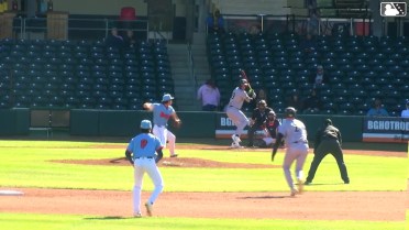 Andrew Lindsey In play, run(s) to George Wolkow