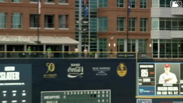 Oliver Dunn homers (18) on a fly ball to center field.