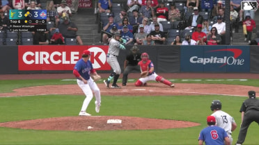 Luis Suisbel homers (9) on a fly ball to center field. Carlos Jimenez scores. Austin St. Laurent scores.