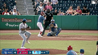Nolan Beltran homers (5) on a fly ball to right field. Brayden Bakes scores.