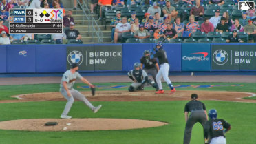 Adam Kloffenstein In play, run(s) to Cristian Pache