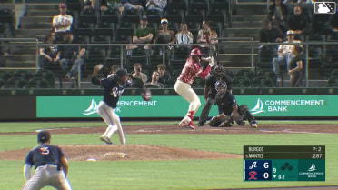 Lazaro Montes' inside-the-park home run