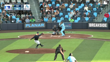Demetrio Crisantes homers (2) on a fly ball to left center field. Modeifi Marte scores. Slade Caldwell scores.