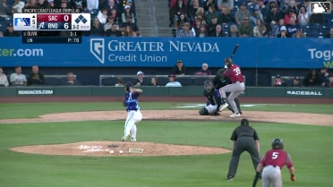 Jared Oliva out on a sacrifice fly to center fielder Andrew Velazquez. Aeverson Arteaga scores. Thomas Gavello to 3rd.