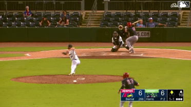 Hayden Harris In play, run(s) to Leo Bernal