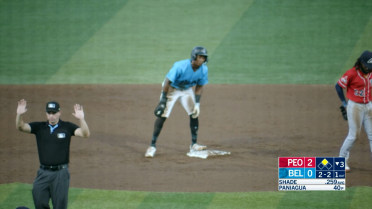 Mark Coley II steals a career-high three bases