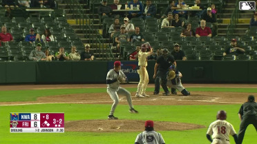 Dylan Dreiling singles on a sharp ground ball to right fielder Connor Scott. Corey Joyce scores. Frainyer Chavez to 3rd.