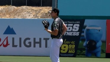 Kannon Kemp's first full-season strikeout