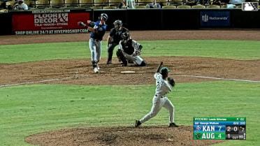 George Wolkow hits his 13th home run of the season