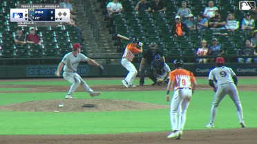 Lucas Spence out on a sacrifice fly to right fielder Connor Scott. Tyler Whitaker scores.