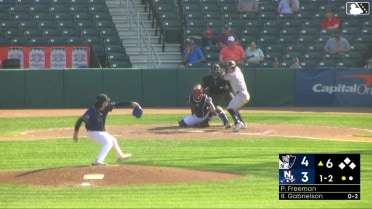 Cole Gabrielson homers (3) on a fly ball to right center field.
