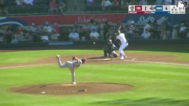 Druw Jones homers (3) on a fly ball to center field.