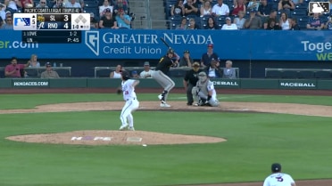 Josh Lowe homers (7) on a fly ball to right field.
