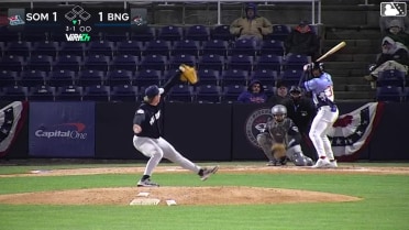 Jose Ramos homers (1) on a fly ball to center field.