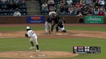 Evan McKendry strikes out his final batter swinging