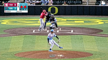 Jake Casey out on a sacrifice fly to center fielder Jose Ortiz. Ty Southisene scores.