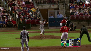Byron Chourio homers (3) on a fly ball to right field. JP Smith II scores. Jayson Bass scores.