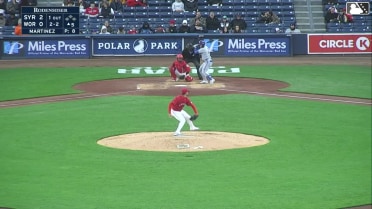 Nick Morabito homers (4) on a fly ball to left center field.