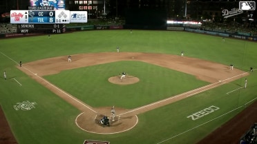 Cameron Sisneros homers (2) on a fly ball to center field.