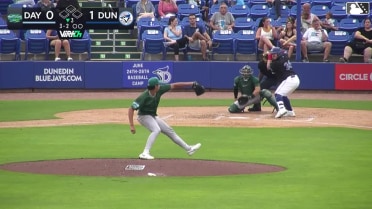 Alejandro Kirk homers (1) on a fly ball to right field.