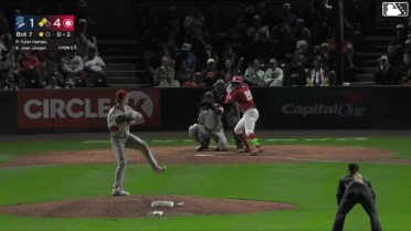 Jean Joseph triples (1) on a fly ball to center fielder Roldy Brito. Ryan Sprock scores. David Calabrese scores.