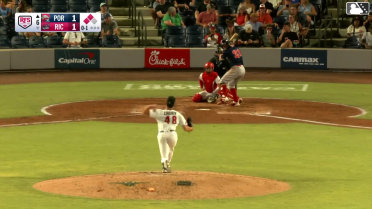 Henry Godbout doubles (1) on a fly ball to right fielder Lisbel Diaz. Johanfran Garcia scores. Ronald Rosario to 3rd.