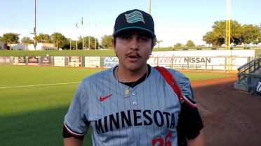 Devin Kirby on his first Arizona Fall League game