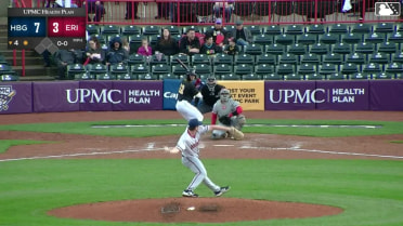 Aaron Antonini homers (2) on a fly ball to right field.