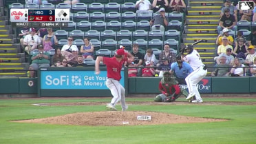 Lonnie White Jr. homers (4) on a fly ball to left center field. Matt King scores.