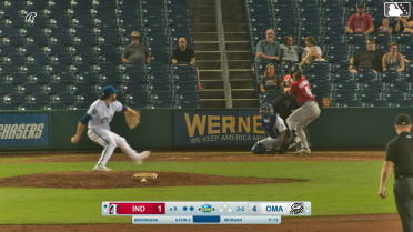 Eli Morgan In play, run(s) to Jack Brannigan