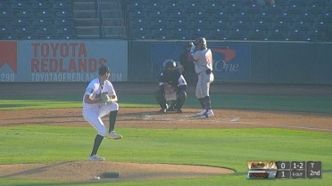 Peyton Olejnik fans four batters