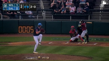 José Anderson doubles (15) on a sharp fly ball to right fielder Anderson Fermin. Rylan Mills scores. Carsten Sabathia III scores.