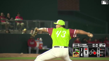 Logan Wagner homers (9) on a fly ball to right center field. Eduardo Quintero scores.
