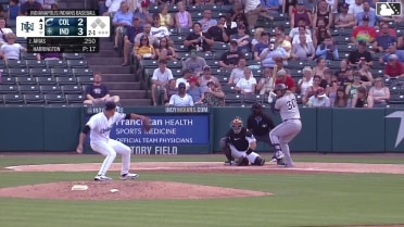 Gabriel Arias homers (3) on a fly ball to center field.