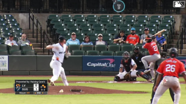 Bryan Lavastida singles on a line drive to left fielder Cavan Biggio. Devin Taylor scores. Jack Winkler to 2nd.