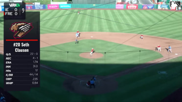 Seth Clausen In play, run(s) to Dervy Ventura