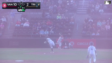 Tucker Toman homers (3) on a fly ball to left center field.
