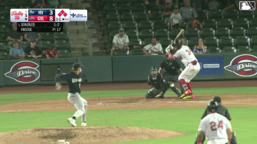 Justin Gonzales doubles (11) on a sharp line drive to center fielder Jackson Lovich. Maximus Martin scores. Ronny Hernandez scores. Antonio Anderson to 3rd.