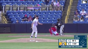 Rodney Green Jr. homers (4) on a fly ball to left center field.