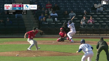 Yeiner Fernandez doubles (1) on a line drive to right fielder Lazaro Montes. Griffin Lockwood-Powell scores. Joe Vetrano scores.