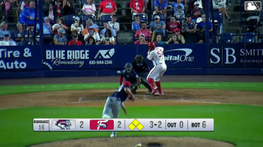 Guillermo Rosario walks. Wuilfredo Antunez scores. Luke Ritter to 3rd. Raider Tello to 2nd.