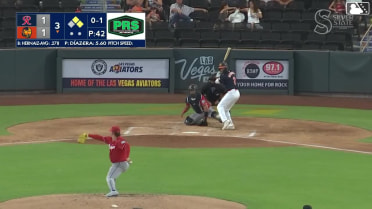 Darell Hernaiz homers (1) on a fly ball to center field. Brayan Buelvas scores. Cade Marlowe scores.
